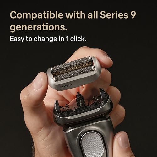 Braun Series 9 Men's Electric Shaver Replacement Head, 92S Silver