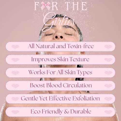 Natural Loofah Exfoliating Body Scrubber for Women Made with Natural Egyptian Loofa Sponge, Bath Shower Luffa lufa for face and Body. exfoliator Scrub Pads