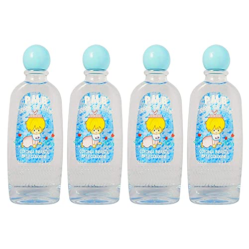 Para Mi Bebe Splash Cologne for Boys - Alcohol-Free, Gentle, 8.3 oz Pack of 4