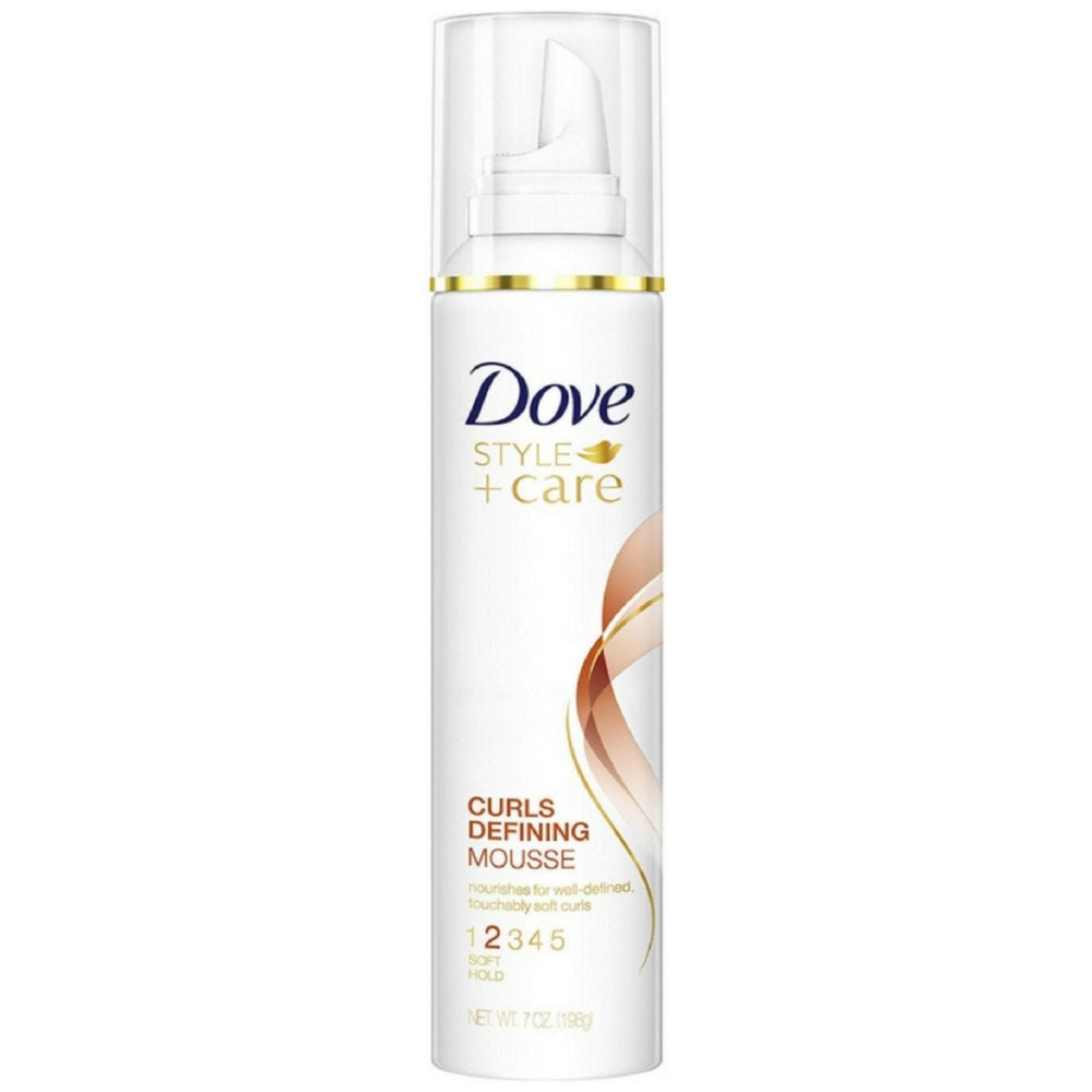 Dove Style+Care Curls Defining Mousse, Soft Hold 7 oz (Pack of 3)