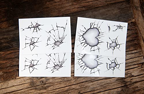Broken Doll Temporary Tattoo Face Sticker (2-Pack)