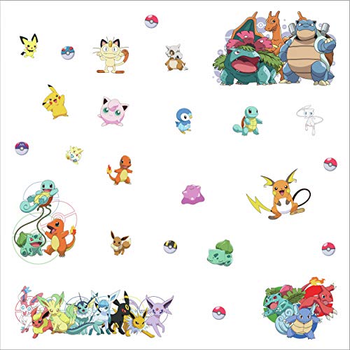 Pokemon Peel and Stick Wall Decals by RoomMates