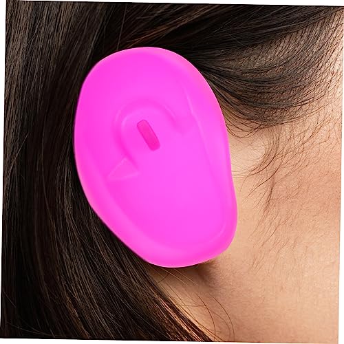 Silicone Hair Dyeing Ear Covers - 6pcs Protective Earmuffs
