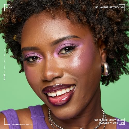 NYX Fat Cheeks Liquid Blush – Blueberry Burst