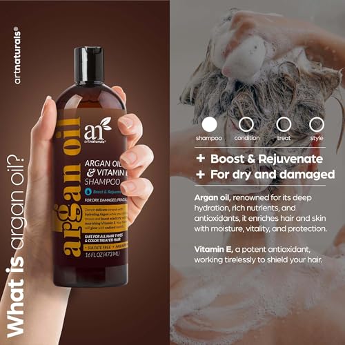 artnaturals Argan Hair Growth Shampoo 16 Oz - DHT Blocker