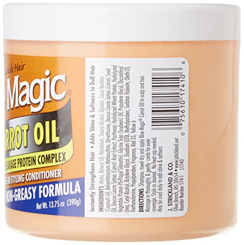 Blue Magic Carrot Oil Leave In Styling Conditioner, 13.75 Ounce