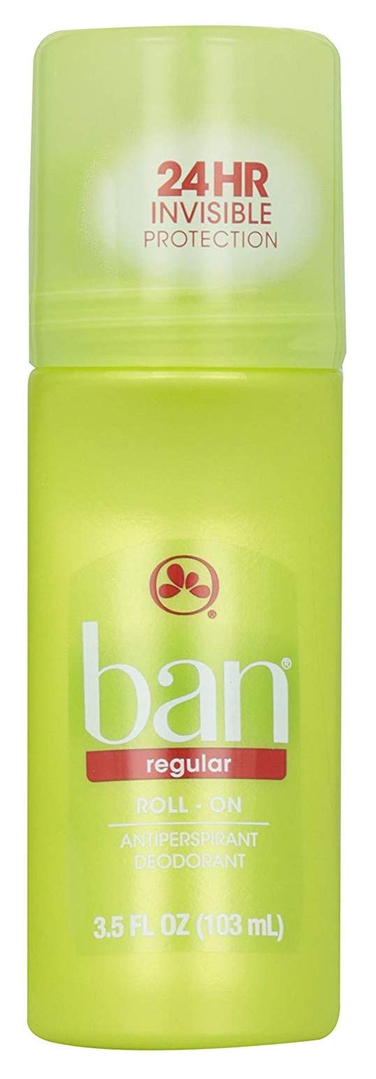 Ban Deodorant 3.5 Ounce Roll-On Anti-Perspirant Regular (103ml) (Pack of 6)