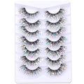 Kiromiro Glitter False Lashes Cat Eye 7 Pairs