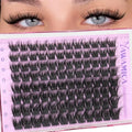 Fluffy Lash Clusters 9-15mm Soft Wispy Faux Mink DIY Eyelash Extensions