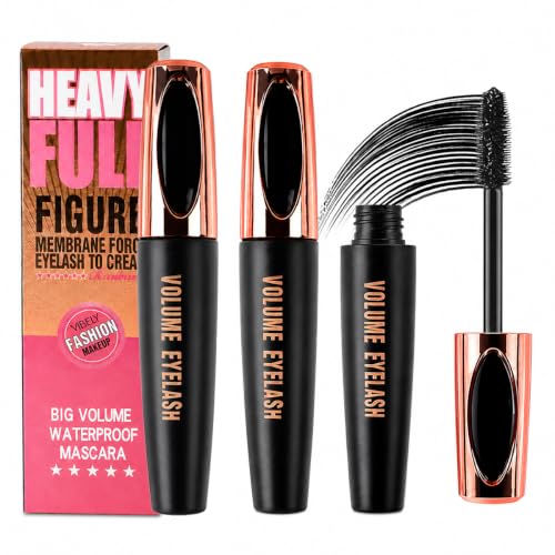 4D Silk Fiber Mascara Waterproof Volumizing Lash (2 Pack)