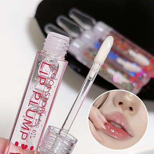 COOL STORY Lip Plumping Gloss - Moisturizing Shimmer, 4-Color Set