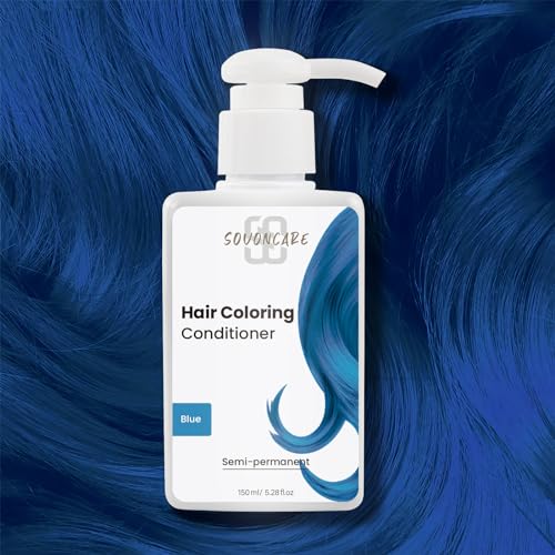 SOVONCARE Blue Hair Color Depositing Conditioner, 5.28 OZ