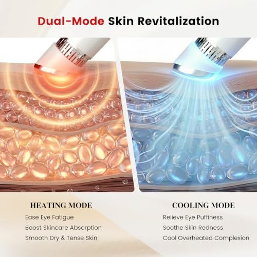 Eye Depuffing Wand - 2-In-1 Cold & Heat Facial Roller