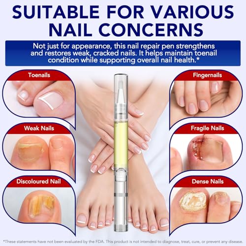 VOFANK Toenail Fungus Pen with 25% Undecylenic Acid - Extra Strength Nail Treatment for Discolored, Damaged Nails