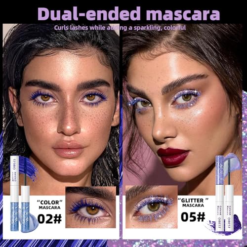 Dulele 12 Colors Mascara Set - Volumizing & Lengthening