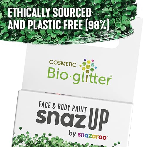 Snazaroo Fine Bio Glitter Silver 5g Tub
