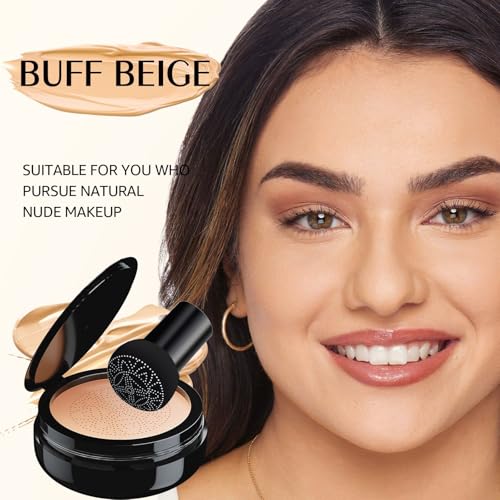 CC Cream for Mature Skin with Mushroom Sponge Applicator