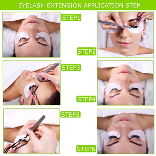 Eye Pads Lash Extensions Kit, 110 Pairs Hydrogel Patch Gel Pad Beauty Makeup Tool for Under Eyes Eyelash Extension