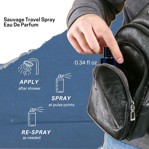 Dior Sauvage Men's Mini Fragrance Gift Set - EDP & Shower Gel Duo