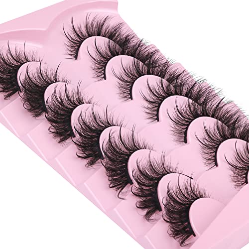 Kiromiro 6D Fox Eye Lashes - Wispy Faux Mink 20mm