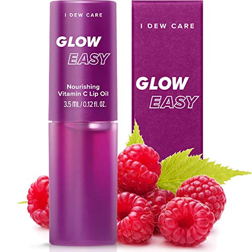 I DEW CARE Bright Side Up Brightening & Hydrating Vitamin C Serum with Niacinamide + Glow Easy Vitamin C Tinted Lip Oil Gloss with Jojoba Seed Oil Bundle
