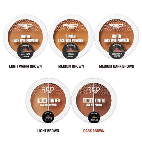 Red by Kiss Lace Wig Brush Tinted Powder Duo – Matte Finish