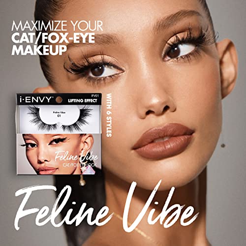 i-ENVY Feline Cat Eye Lashes - 2 Pairs Dramatic Lifting Look