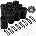 WILLBOND 141-Piece Hair Rollers Set with 60 Curlers, 6 Sizes