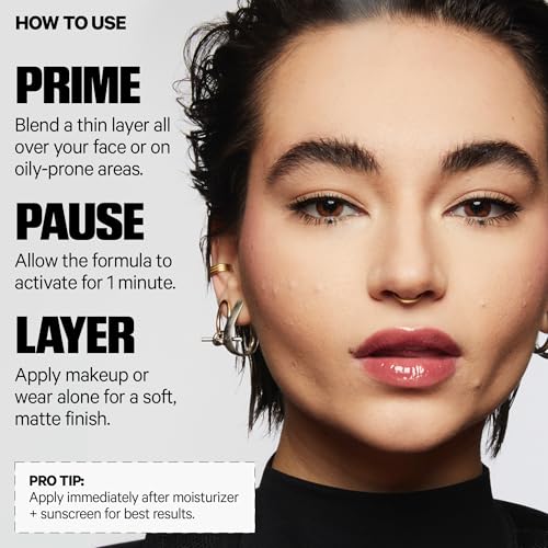 Milk Makeup Pore Eclipse Mattifying Primer – Blurs Pores, 12H Wear