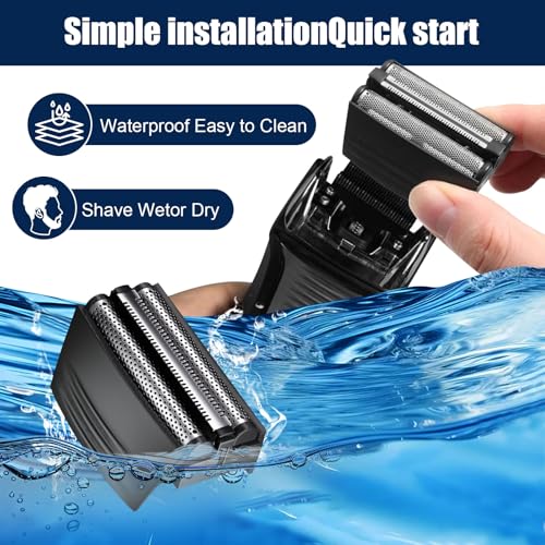 Shaver Replacement Foil Compatible with Remington TITANIUM-X Flex & Pivot Foil and Cutter F5800 & F7800,1pack