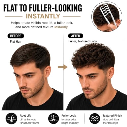 5-Piece Root Lift Texture Comb Set for Men & Women