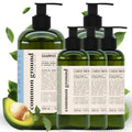 COMMON GROUND 3 Hand Wash & 1 Shampoo & Conditioner Bundle (5 Items), Paraben & Cruelty Free, Organic, Vegan, Plant-Based, Botanical Scent & Avocado Oil Extracts, Men, Women, Sensitive