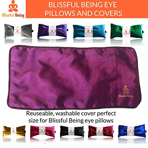 Silk Lavender Eye Pillow for Sleep & Meditation | Blissful Being