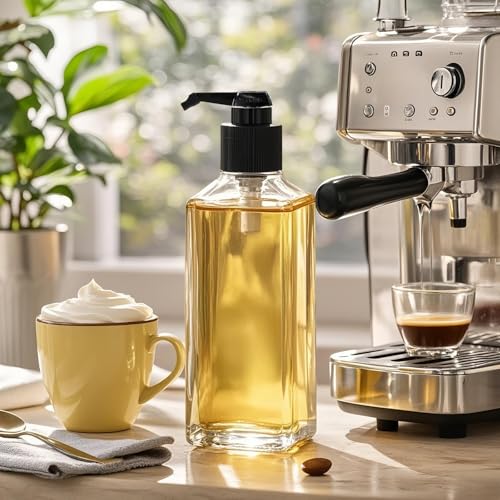 10 PCS Syrup Pump Covers - Black Silicone Tips for Coffee Syrups