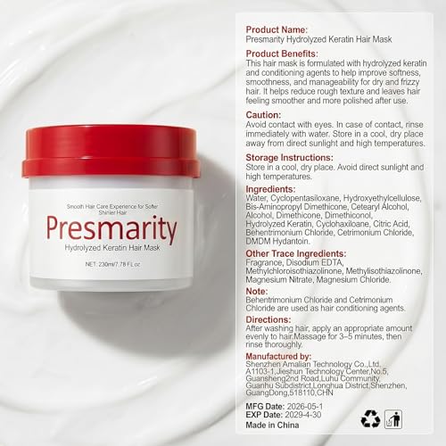 Protein Deep Conditioning Hair Mask for Dry, Frizzy Hair