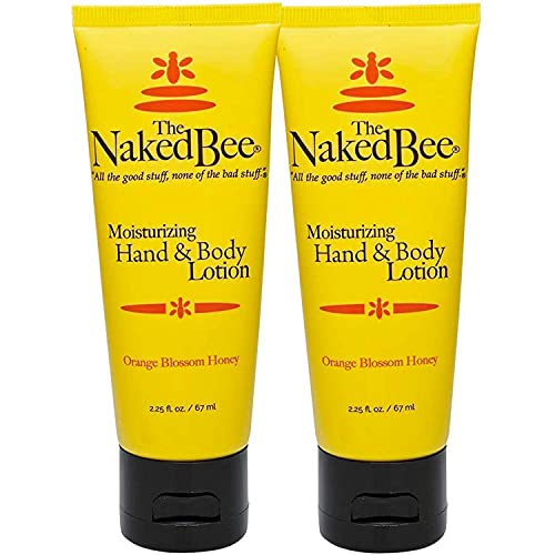 The Naked Bee Orange Blossom Honey Hand and Body Lotion 2.25oz Orange Blossom Honey Ultra-Rich Body Butter 8oz