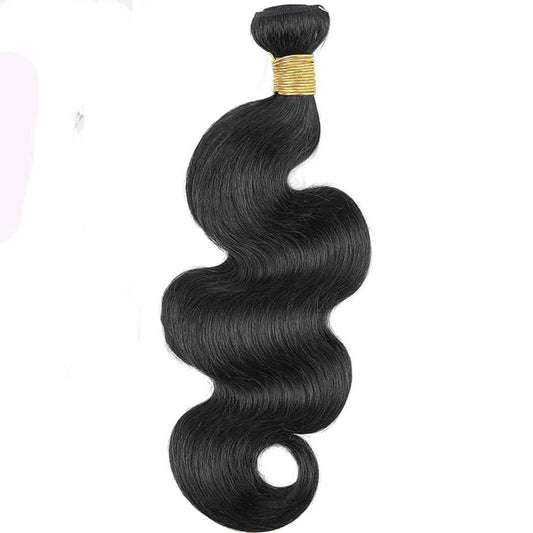 Human Hair Bundles Brazilian Body Wave One Bundle 18inch 12A 100% Unprocessed Virgin Body Wave Quick Weaves Raw Human Hair Bundles Deals Natural Black