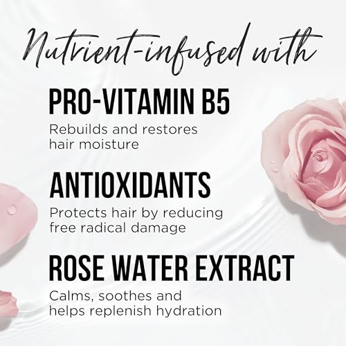 Pantene Rose Water Sulfate Free Shampoo & Conditioner Set, 17.9 Fl Oz