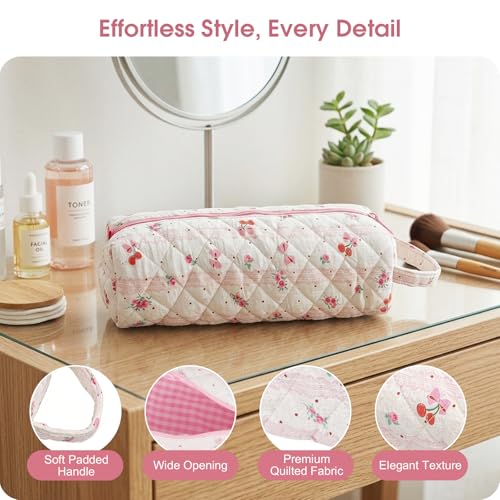 Travel Hair Tools Organizer Bag for Dyson Airwrap & Shark | Pink