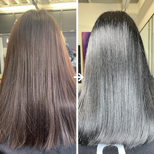 Bleach London Glossy Black Permanent Hair Dye Kit