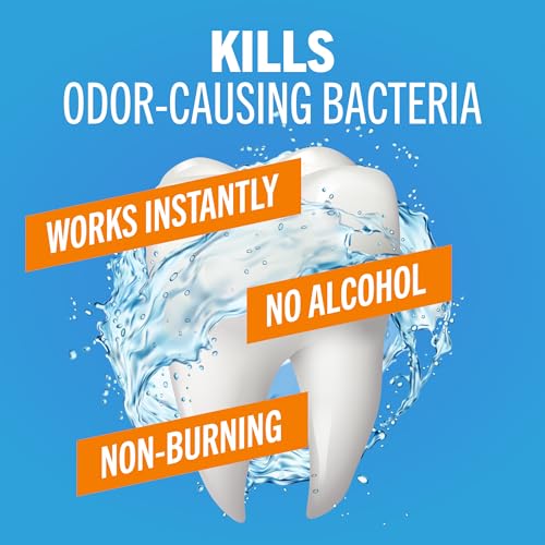 TheraBreath Alcohol-Free Mouthwash, Icy Mint, 16 Fl Oz (2-Pack)