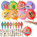 Cowboy Party Favors Set - 24 Punch Balloons & 48 Tattoos