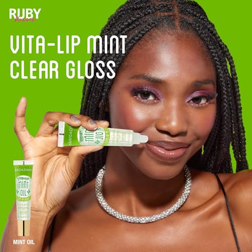 Ruby Kisses Broadway Vita-Lip Gloss - Mint, 6 Pack