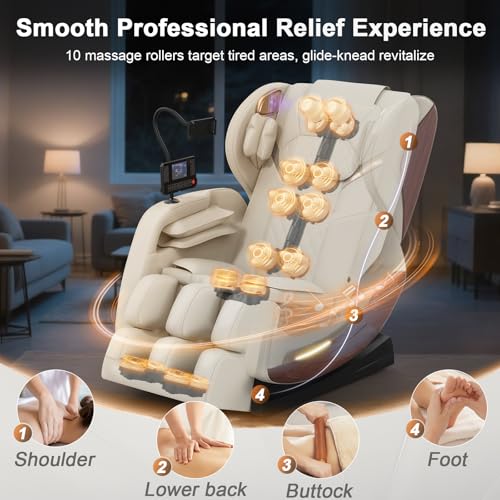 Massage Chair Full Body Zero Gravity Recliner with 14 Rollers