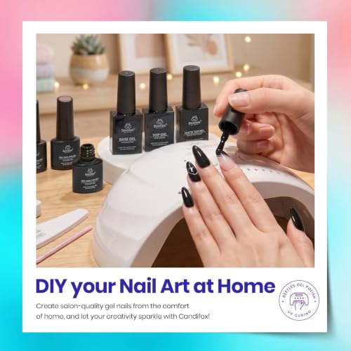 Beetles 20 Colors Gel Nail Polish Set with Base & Top Coat - UV LED Kit