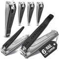 Nail Clippers Set 6-Pack - Toenail & Fingernail Clippers