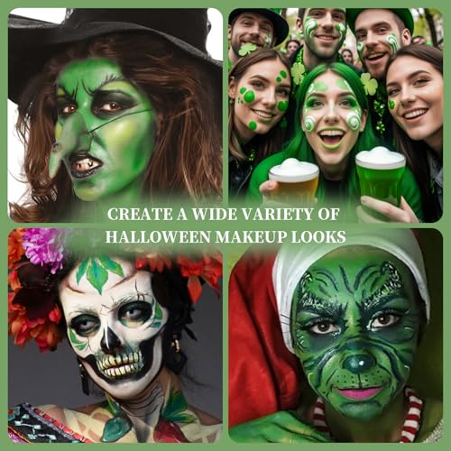 YBUETE Green Face Body Painting Stick - Professional Cream Makeup