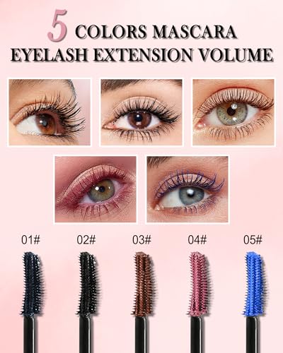 Lestpola Burgundy Waterproof Tubing Mascara - Volumizing & Lengthening Eyelash Makeup