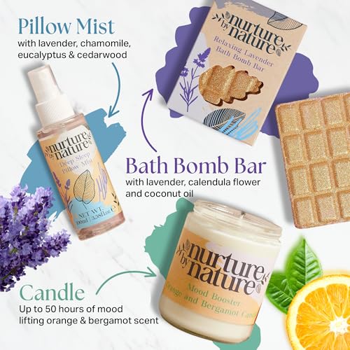 Nurture by Nature 6-Piece Spa Gift Basket for Women