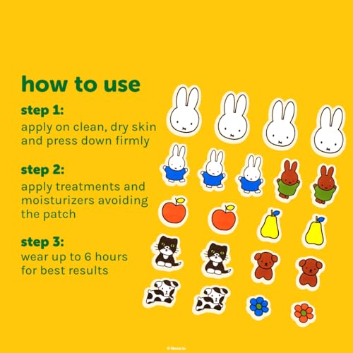 The Cr?me Shop Miffy Clear As Day! , Korean Hydrocolloid Spot Blemish Patches, Infused with Tea Tree and Witch Hazel to help conceal blemishes and absorb excess oil- (Pack Of 2)